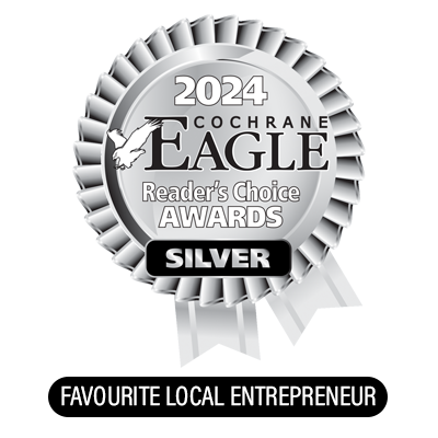 2024 Cochrane Eagle Readers Choice Awards Silver - Favourite Local Entrepreneur