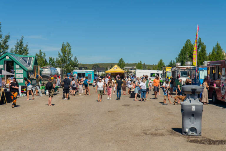 Crowds at Cochrane Food Fest