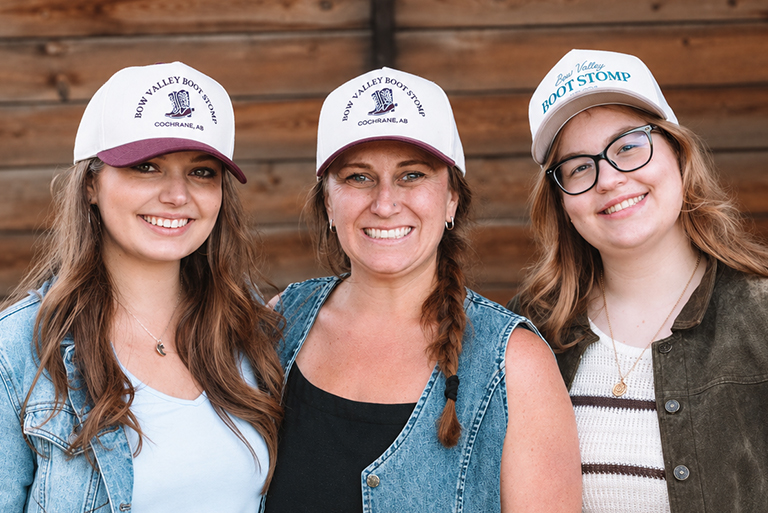 The Quirk Social team at Bow Valley Boot Stomp
