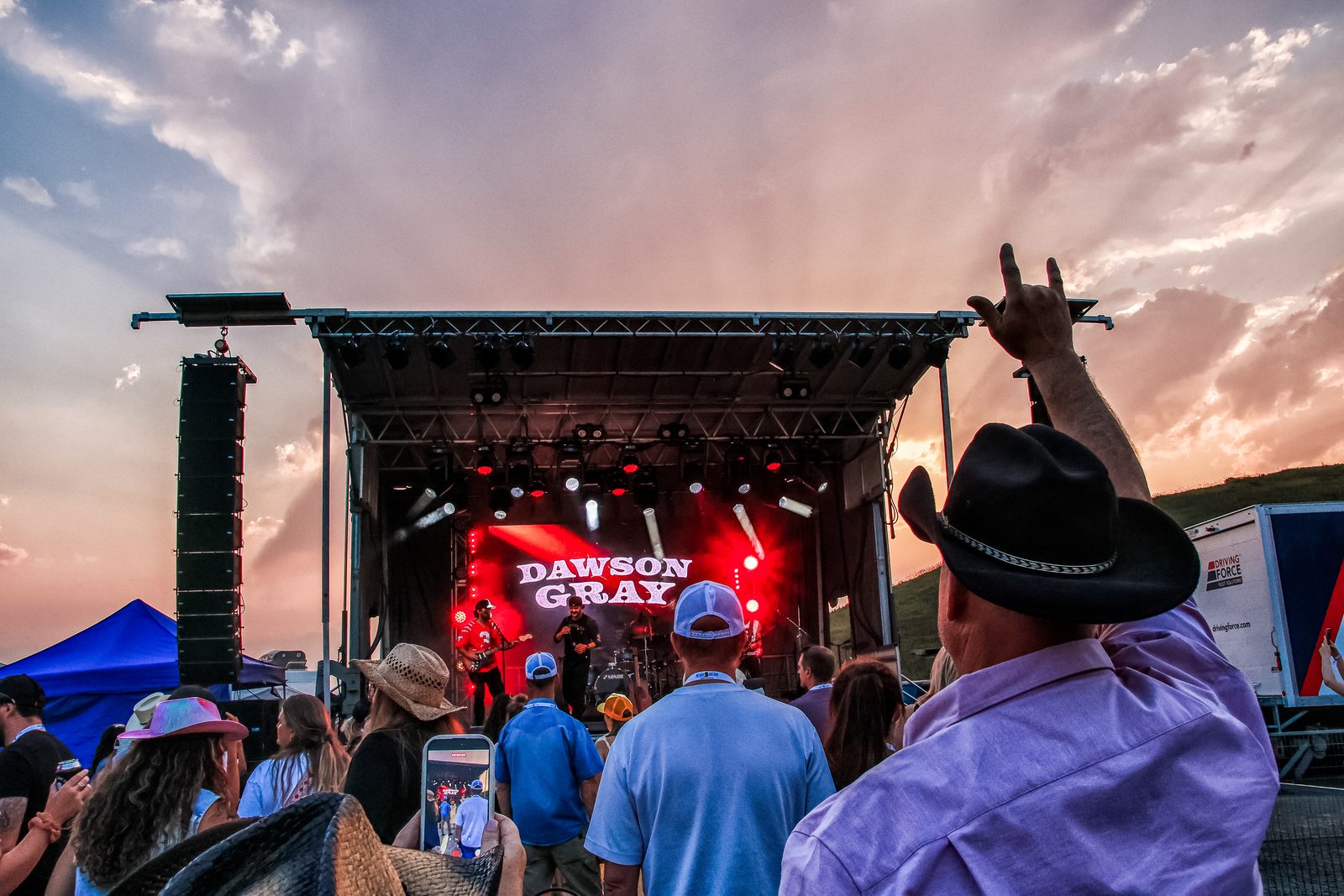 Sunset over Bow Valley Boot Stomp